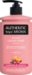 Authentic Toya Aroma tekuté mydlo s dávkovačom cranberries & nectarine 400 ml 