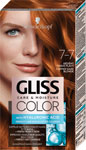 Gliss Color farba na vlasy 7-7 Medený tmavoplavý