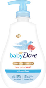 Dove Baby umývací gél 400 ml Rich Moisture