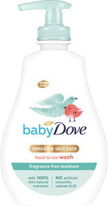 Dove Baby umývací gél 400 ml Sensitive Moisture