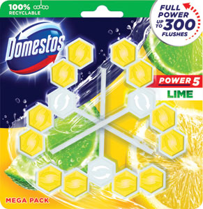 Domestos WC blok Power 5 Lime 3 ks