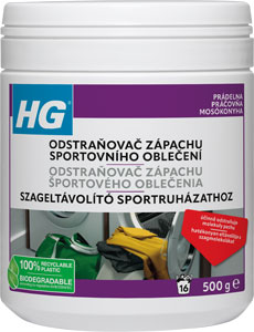 HG prísada do pracieho prášku proti nepríjemným pachom šport. Oblečenia 500 g