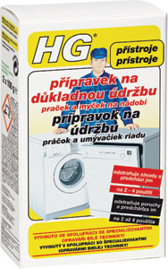 HG prípravok na údržbu práčok a umývačiek riadu 2x100 g - Teta drogérie eshop