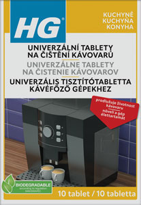 HG univerzálne čistiace tablety na kávovary 10 tabliet