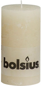 Bolsius sviečka valec rustik perla 130/68 mm - Teta drogérie eshop