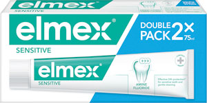 elmex zubná pasta Sensitive Duopack 2x75 ml