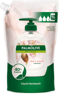 Palmolive tekuté mydlo Naturals Almond Milk (vyživujúci) náhradná náplň 1000 ml - Teta drogérie eshop