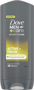 Dove sprchový gél 400 ml Men Sport Active Fresh - Palmolive sprchovací gél For Men Forest Fresh 500 ml | Teta drogérie eshop