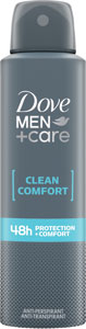 Dove antiperspirant 150 ml Clean Comfort - Rexona Men Maximum Protection antiperspirant v spreji 150 ml Power | Teta drogérie eshop