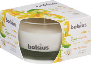 Bolsius sviečka aromatická mango 50/80 mm - Ezo zmes éterických olejov Stredomorský vánok 10 ml | Teta drogérie eshop