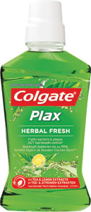 Colgate ústna voda Plax Herbal Fresh 500 ml - Listerine ústna voda Milde Taste 250 ml  | Teta drogérie eshop