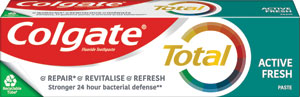 Colgate zubná pasta Total Active Fresh 75 ml - Lacalut aktiv ochrana ďasien & citlivé zuby 75 ml | Teta drogérie eshop