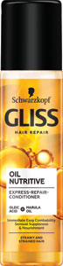 Gliss Express kondicionér na vlasy Oil Nutritive 200 ml  - Green Pharmacy kondicionér - maska proti vypadávaniu vlasov lopúch a pšeničné proteíny 300 ml | Teta drogérie eshop