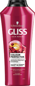 Gliss šampón na vlasy Color Perfector 400 ml - Schauma šampón na vlasy Q10 400 ml | Teta drogérie eshop