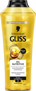 Gliss šampón Oil Nutritive pre hrubé a namáhané vlasy 400 ml