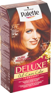 Palette Deluxe farba na vlasy Oil-Care Color 7-77 (562) Intenzívny žiarivomedený 50 ml - Garnier Color Naturals farba na vlasy 4 Stredne hnedá | Teta drogérie eshop