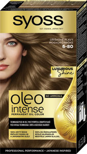 Syoss Oleo Intense farba na vlasy 6-80 Orieškovoplavý 50 ml - Syoss farba na vlasy Permanent Coloration 3-8 sladká bruneta | Teta drogérie eshop