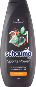 Schauma šampón na vlasy Men Sports 400 ml - Nature Box Men šampón na vlasy Walnut 385 ml | Teta drogérie eshop