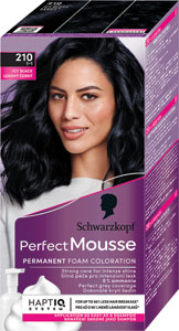 Schwarzkopf Perfect Mousse farba na vlasy 1-1 Ľadová čierna (210) 35 ml