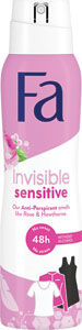 Fa dámsky dezodorant v spreji Invisible Sensitive 150 ml - Nivea antiperspirant Black & White Invisible Silky Smooth 150 ml | Teta drogérie eshop