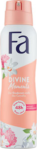 Fa dámsky dezodorant v spreji Divine Moments 150 ml - Nivea antiperspirant Black & White Invisible Silky Smooth 150 ml | Teta drogérie eshop