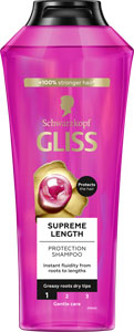 Gliss šampón Supreme Length pre dlhé vlasy 400 ml