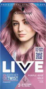 Live Ligtener&Twist farba na vlasy 105 Purple rosé gold
