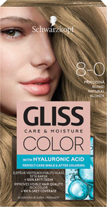 Gliss Color farba na vlasy 8-0 Prirodzený blond 60 ml