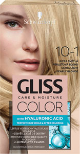 Gliss Color farba na vlasy 10-1 Ultrasvetlý perleťový blond 60 ml