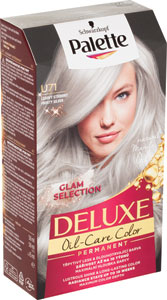 Palette Deluxe farba na vlasy Oil-Care Color U71 Ľadový strieborný 50 ml - Palette Intensive Color Creme farba na vlasy 9.5-21 Žiarivý striebristo plavý 50 ml | Teta drogérie eshop