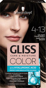 Gliss Color farba na vlasy 4-13 Chladný tmavohnedý