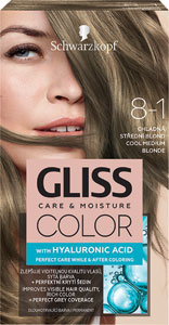 Gliss Color farba na vlasy 8-1 Chladná střední blond 60 ml