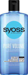 Syoss šampón na vlasy Pure Volume 440 ml - Nivea šampón Volume Care 400 ml | Teta drogérie eshop