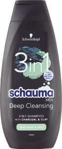 Schauma Men šampón na vlasy Deep cleansing 3in1 400 ml