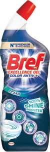 Bref WC čistič Excellence Gel Color Aktiv+ 100% zvýraznenie lesku 700 ml