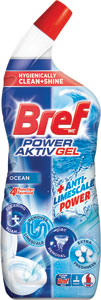 Bref čistiaci prostriedok na toalety Power Aktiv Gel Ocean 700 ml