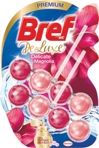 Bref tuhý WC blok Premium DeLuxe Delicate Magnolia 100 g