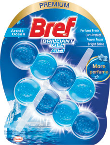 Bref WC blok Brilliant Gel All in 1 Artic Ocean 2 x 42 g