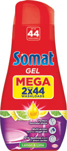 Somat gél do umývačky riadu All in 1 Lemon & Lime 1580 ml - Somat tablety do umývačky riadu Gold 45 Tabs | Teta drogérie eshop