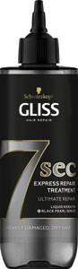 Gliss expresná regeneračná kúra 7s Ultimate Repair 200 ml  - Kallos maska na vlasy s Argánom 275 ml | Teta drogérie eshop
