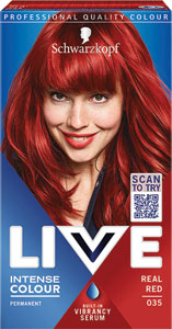Live Intese Colour farba na vlasy 035 Pravá červená