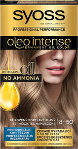 Syoss Oleo Intense farba na vlasy 8-50 Přirozený popelavě plavý 50 ml