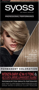 Syoss Color farba na vlasy 7-5 Prirodzený popolavý blond 50 ml - Palette Intesive Color Creme farba na vlasy 1-0 (N1) Intenzívny čierny 50 ml | Teta drogérie eshop