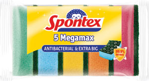 Spontex Megamax hubka veľká 5 ks