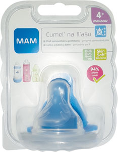 MAM cumeľ na fľašu 4+ prietok č.3 - Bel Baby detské vatové tyčinky 60 ks | Teta drogérie eshop