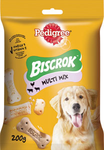 Pedigree pochúťka Biscrock 200 g - Propesko Snack pes hovädzie salámky 5x10 g | Teta drogérie eshop