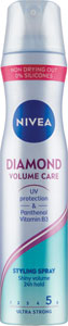 Nivea lak na vlasy Diamond Volume Care 250 ml - Syoss lak na vlasy Max Hold 300 ml | Teta drogérie eshop