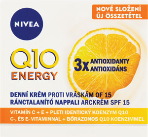 Nivea Q10 energizujúci denný krém proti vráskam 50 ml - Nivea Cellular Luminous extra ochranný krém OF50  40 ml | Teta drogérie eshop