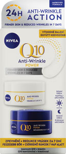 Nivea Q10 Power OF15 spevňujúci denný a nočný krém 2x50 ml - Feel Free Vitamin denný krém Booster Cream Vitamin C + Hyaluronic 50 ml | Teta drogérie eshop