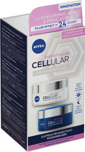 Nivea Cellular spevňujúci denný a nočný krém 2x50 ml - Nivea Hyaluron Cellular Filler + elasticity remodelačný denný krém 50 ml | Teta drogérie eshop